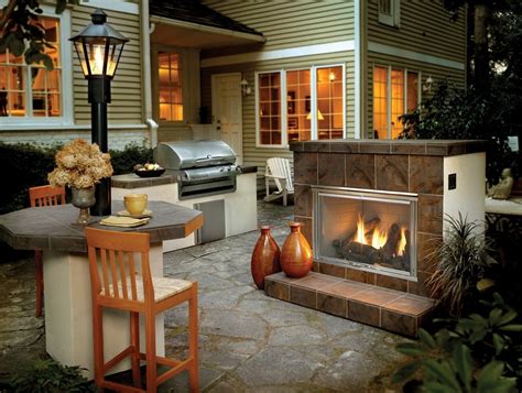 Outdoor Natural Gas Fireplace Kits Home Design Ideas