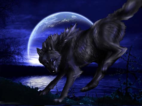 Shadow Wolf By Bloodwolf3 On Deviantart