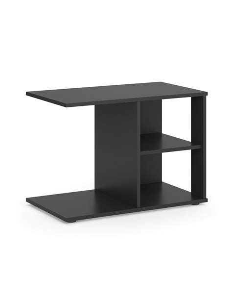 Table Basse Moderne Noir Table De Salon Avec étagères Ciel And Terre