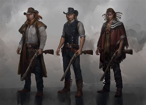 Pin By Destiny On 参考图例 Wild West Character Design Character
