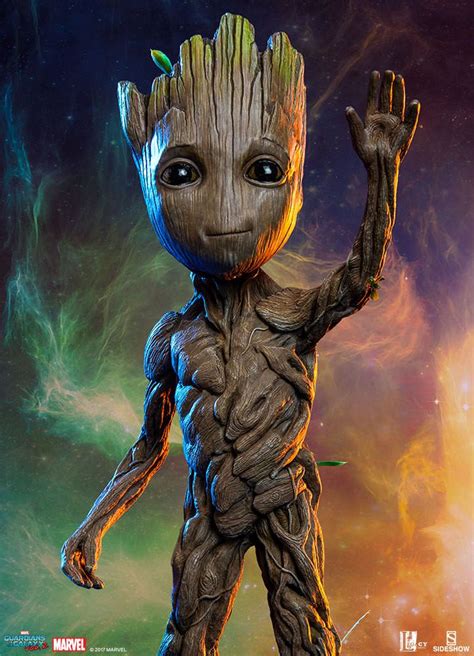 Baby Groot Maquette From Sideshow Will Steal Your Heart Groot Avengers