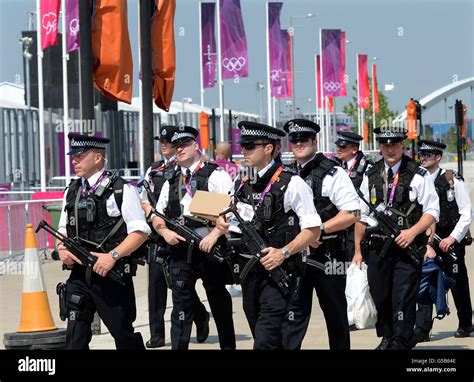 Armed Police At The Olympic Park Hi Res Stock Photography And Images