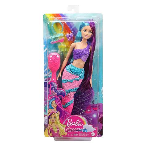 buy barbie dreamtopia mermaid doll with tone fantasy hair and accessories barbie delivered to