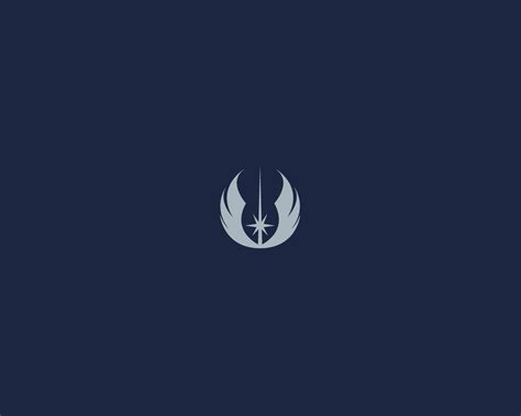 Star wars minimalism darth vader luke skywalker fighting. Minimalist Star Wars wallpaper: Jedi Emblem by diros on ...