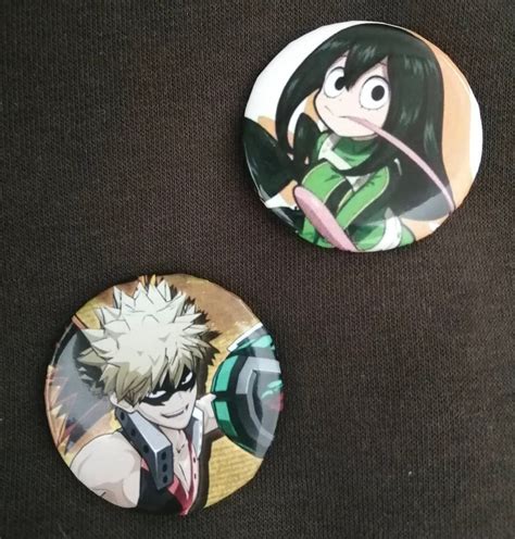 My Hero Academia Lot Of 5 Badges Pins Mha Anime Manga Etsy