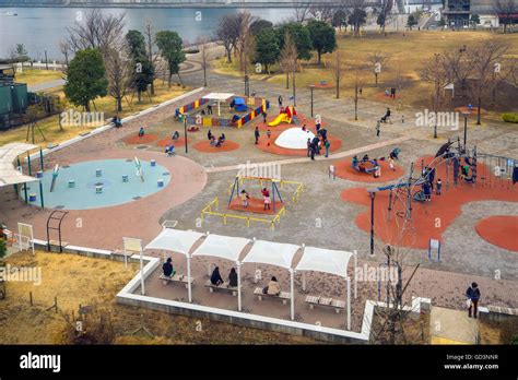 Children Having Fun In Playground Tokyo Japan Stock Photo Alamy