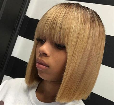 Bob Hairstyles With Bangs Weave Hairstyle Guides