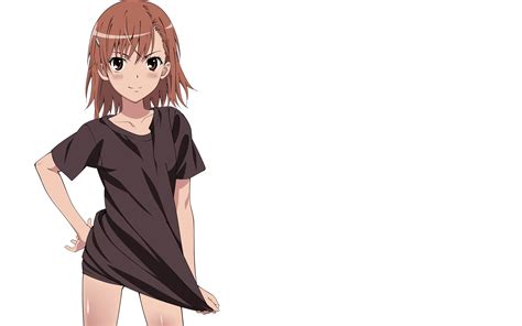 blush brown eyes brown hair misaka mikoto short hair to aru kagaku no railgun to aru majutsu no