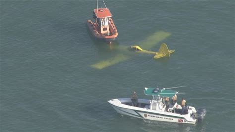 Small Plane Crashes Into Water Off Miami Beach