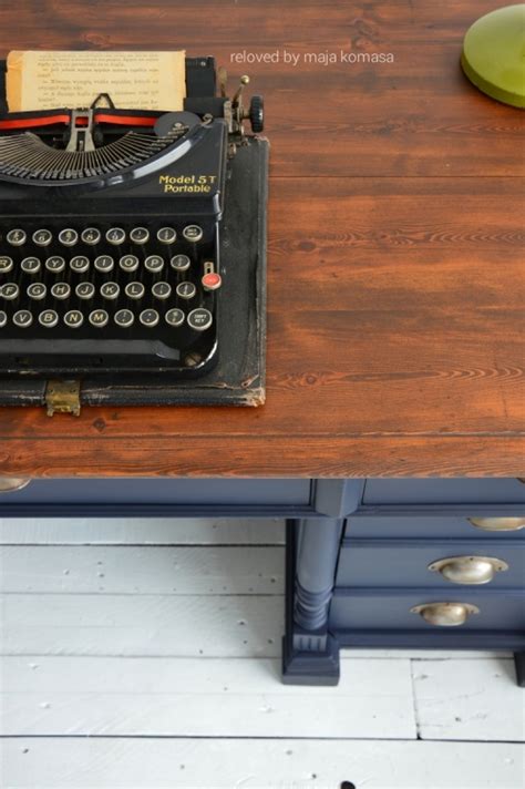 Coastal Blue Desk General Finishes Design Center