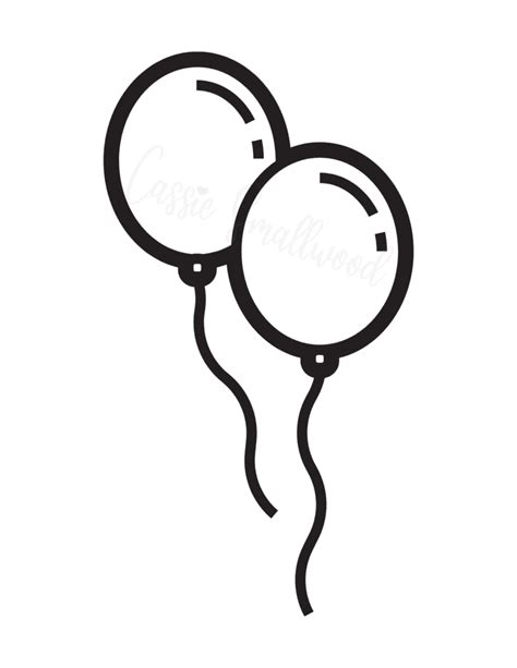 13 Cute Balloon Templates Free Printable Cassie Smallwood