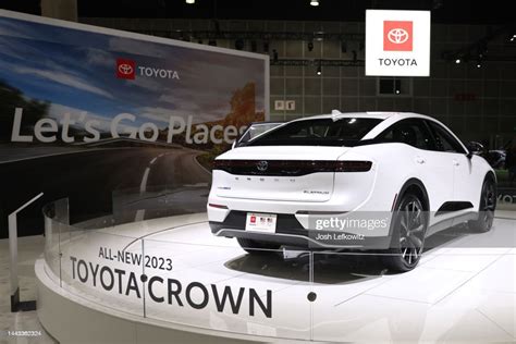The 2023 Toyota Crown Is On Display At The 2022 Los Angeles Auto Show