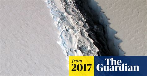 Giant Iceberg Poised To Break Off From Antarctic Shelf Antarctica