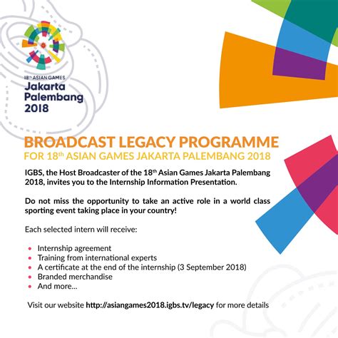 League of legends was selected as one of six esports to debut at the 2018 asian games as an official demonstration sport. Broadcast Legacy Programme for 18th Asian Games Jakarta ...