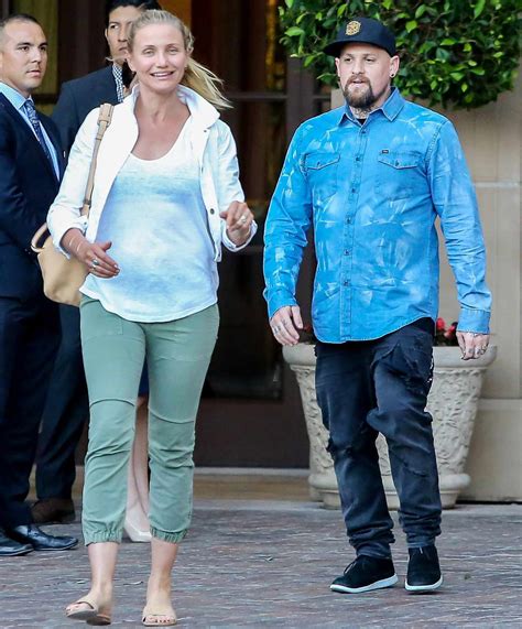 Cameron Diaz Goes Makeup Free In La With Husband Benji Madden Instyle