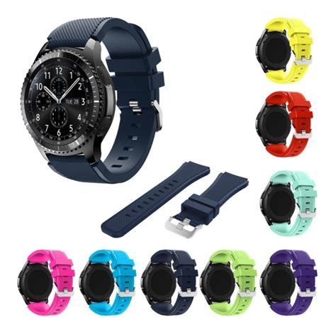 Pulseira Silicone Samsung Gear S3 Diversas Cores R 50 00 Em Mercado