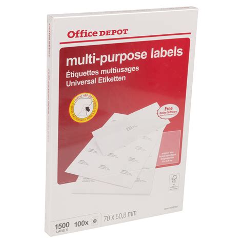 Office Depot Printable Labels