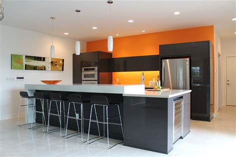 Warmth In The Kitchen 15 Magnificent Orange Kitchens That You Must See