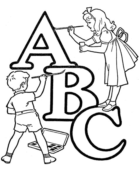 Abc Colouring Pages Printable Stephenson