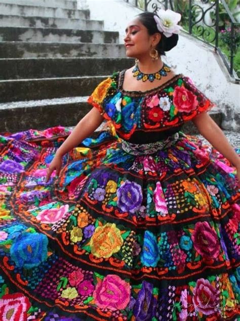 Obra De Chiapas En México Mexican Traditional Clothing Traditional