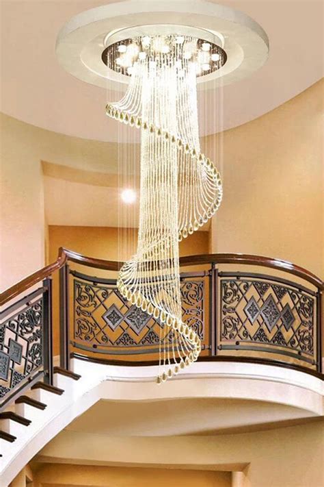 Modern Art Design Crystal Spiral Chandelier Modern Crystal Chandelier