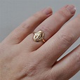 Oval Virgin Mary Ring, Gold or Silver | Glamrocks Jewelry