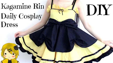 Diy Kagamine Rin Daughter Of Evil Inspired Daily Cosplay Dress Youtube