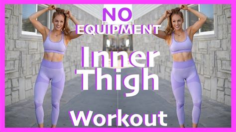 10 MINUTE HOME INNER THIGH WORKOUT Workout With Me YouTube
