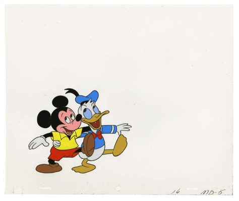 Original Mickey And Donald Production Cel