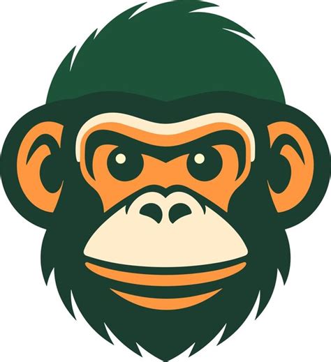 Premium Vector Vector Monkey Head Logo Design