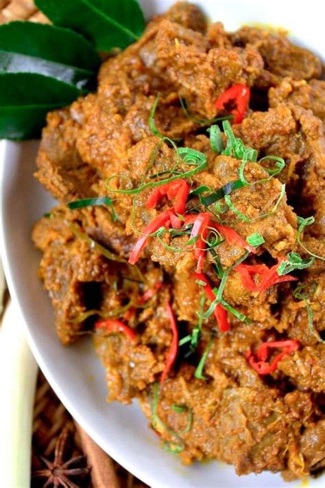 Authentic Malaysian Beef Rendang Recipe Cinnamonandcoriander