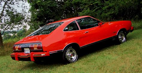 Bright Red 1974 Mach 1 Ford Mustang Ii Hatchback