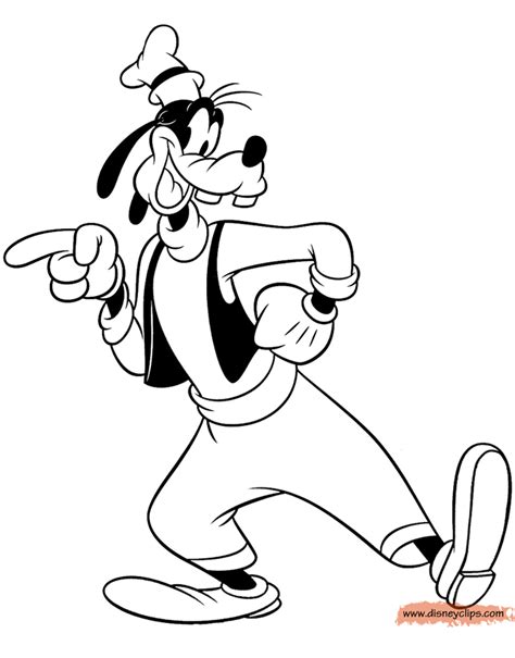 Disneys Goofy Coloring Pages