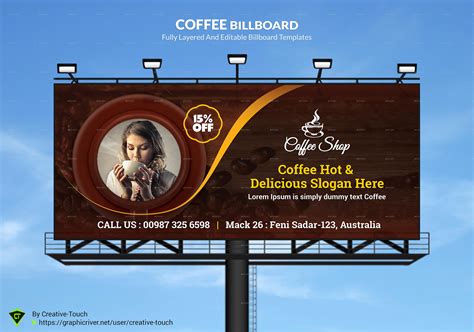 Coffee Billboard, Print Templates | GraphicRiver