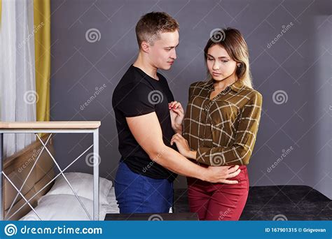The First Sexual Experience Of A Young Woman Stock Image Image Of