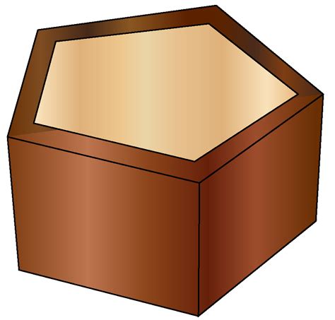 Hence, from each side, the prism will have one lateral face that goes from one base to the other. Pentagonal Prism - Cuemath