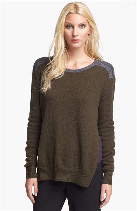 Vince Colorblock Wool And Cashmere Sweater Nordstrom