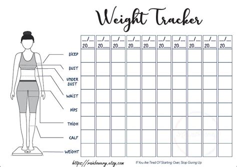 Body Measurement Chart Printable Free Printable Templates