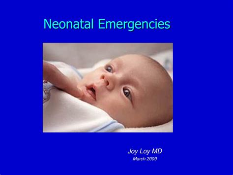Ppt Neonatal Emergencies Powerpoint Presentation Free Download Id