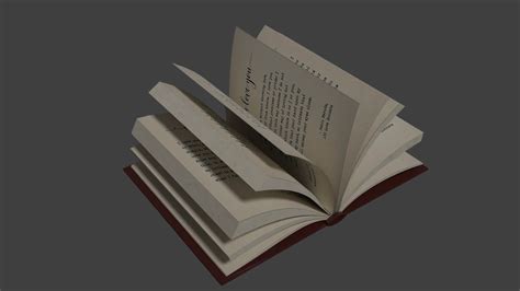 Book 3d Model By Negalox