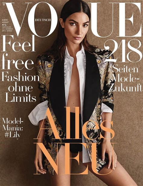 Lily Aldridge Emily Ratajkowski And More Cover Vogue Germany The