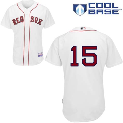 Majestic Athletic Mlb Boston Red Sox Dustin Pedroia Seis Botón Cool