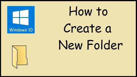 Windows 10 How Do I Create A New Folder Shackpor