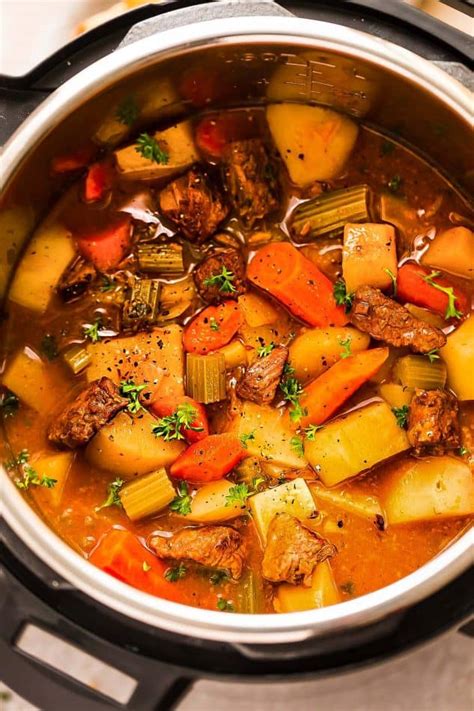 Instant Pot Beef Stew A Healthy And Hearty Slow Cooker Stew Recipe