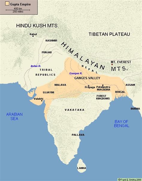 Map Of India The Gupta Empire India Map Map History Of India