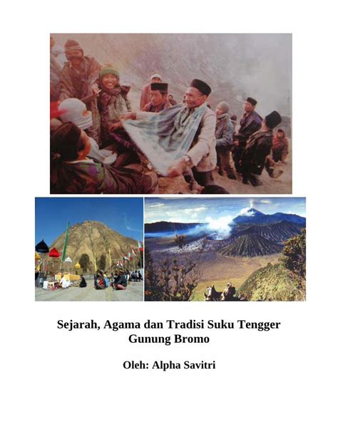 Pdf Sejarah Agama Tradisi Dan Budaya Suku Tengger Bromo Dokumen Tips