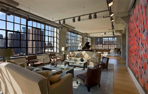 Downtown Loft Modern Living Room New York By Stephen Wang