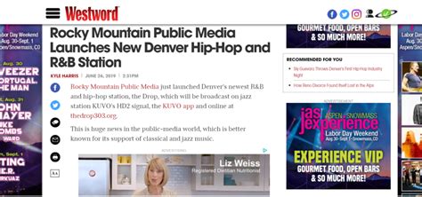 Westword Covers The Drop Official Launch Kuvo