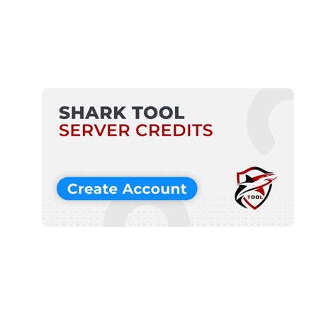 Shark Tool Server Credits Create An Account Gsmserver