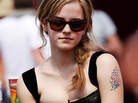 Emma Watson Tattoo Design Hd Celebrities K Wallpapers Images